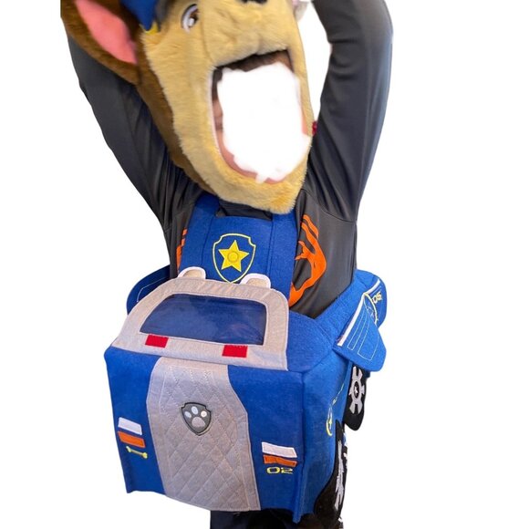 Pottery Barn Kids Costume Paw Patrol Pup Chase Blue 2 Pc Hat PBK Unisex Small - Picture 3 of 14